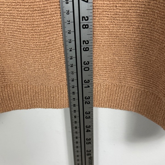 Free People Taupe Ottoman Slouchy Tunic‎ Sweater Dress Size Large Knit Bohemian - Picture 12 of 13